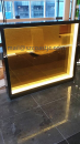 Opaque colorful laminated safety glass price for outdoor and indoor